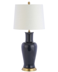 lot 22324 image: Julian 29 Ceramic LED Table Lamp, Navy