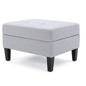 lot 22371 image: Zahra Tufted Fabric Storage Ottoman by Christopher Knight Home- Retail$151.99