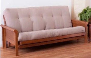 lot 22378 image: Porch & Den Guthrie 8-inch Queen-size Futon Mattress