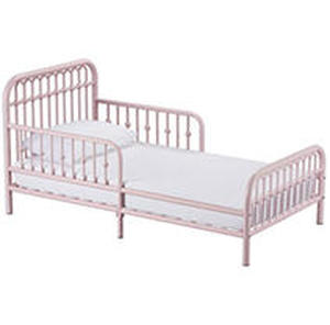 lot 22380 image: Monarch Hill Kids Ivy Metal Toddler Bed - Pink - Little Seeds