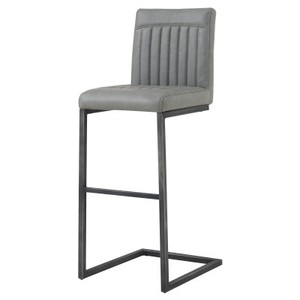 lot 22385 image: Ronan PU Leather Bar Stool,Set of 2- Retail$349.77