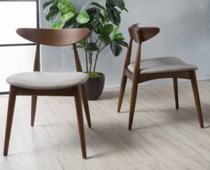 lot 22389 image: Carson Carrington Lund Mid-century Dining Chair (Set of 2)- Retail$153.49