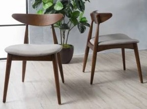 lot 22390 image: Carson Carrington Lund Mid-century Dining Chair (Set of 2)- Retail$153.49