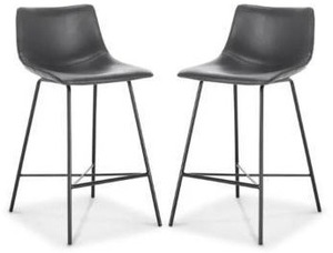 lot 22391 image: Poly and Bark Paxton 24 Counter Stool (Set of 2)- Retail$285.99