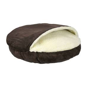 lot 22417 image: Snoozer Cozy Cave Luxury Microsuede Pet Bed- Retail$99.95