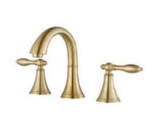 lot 22445 image: Florence Two-Handle 8-Inch Widespread Bathroom Faucet- Retail$212.86