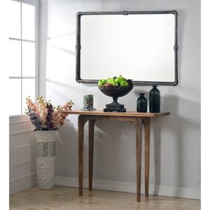 lot 22455 image: Piper 37.25-inch Vintage Steampunk Metal Wall Mirror - 26 x 37- Retail$177.49