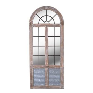 lot 22461 image: Kenroy Home 60214WDG 63 in. Eldorado Floor Mirror, Wood