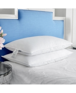 lot 22471 image: 2 Pack Ultra Premium Down Filled Pillows for Side Sleepers Medium Softness - White- Retail$76.98