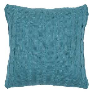 lot 22480 image: Rizzy Home 18-inch Cable Knit Throw Pillow