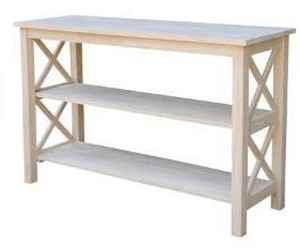 lot 22508 image: The Gray Barn Moonshine Console Table- Retail$176.49