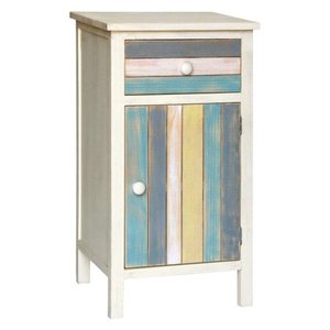 lot 22518 image: Gallerie Decor Seaside One Door Cabinet with Single Drawer