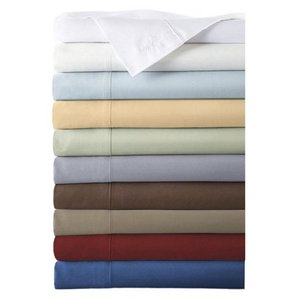 lot 22535 image: Rayon from Bamboo Twin Sheet Set in Indigo