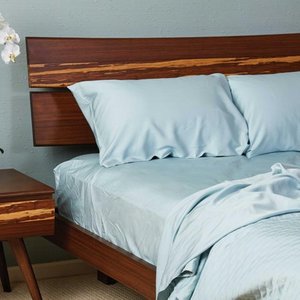 lot 22536 image: Rayon from Bamboo Twin Sheet Set in Sky