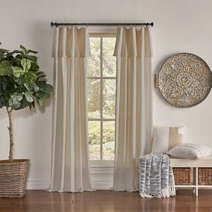 lot 22557 image: (Set of 2)50 x 84 Drop Cloth Light Filtering Curtain Panel Linen - Mercantile