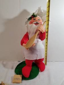 lot 2004 image: Annalee Cooking Santa