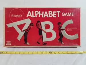 lot 2009 image: Vintage Alphabet Game By Scrabble.