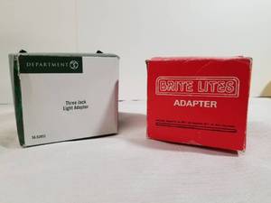 lot 2023 image: One Brite Lites Adapter and One Three Jack Light Adapter.