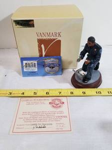lot 2033 image: First Edition Vanmark Blue Hats Bravery. Looking For Fingerprints