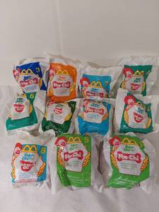 lot 3002 image: Lot of 11 McDonalds Happy Meal Toys Year 2000 - Robo-Chi Pets Poo-Chi and Meow-Chi Numbers 1 3 5 6 7 8