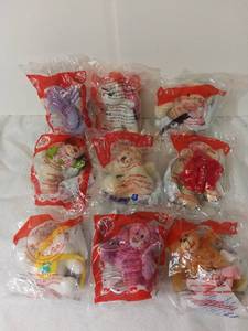 lot 3004 image: Lot of 9 McDonalds Happy Meal Toys Year 2007- Build-a-Bear Workshop Toys