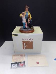 lot 3530 image: Vanmark Red Hats of Courage Figurine. Comfort and Solace