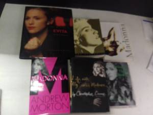 lot 3556 image: Lot of 6 Madonna Books