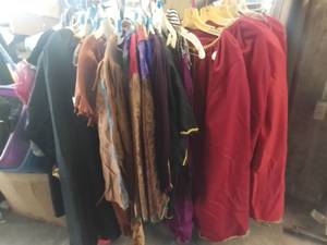 lot 3577 image: Lot of Medieval Roman and Native American Costumes