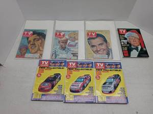 lot 3710 image: Lot Of 7 Vintage TV Guide Collectors Editions