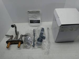 lot 3716 image: 9500 Series 4 in. Centerset 2-Handle High-Arc Bathroom Faucet in Brushed Nickel
