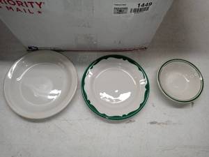 lot 3724 image: Lot Of Buffalo And Ultima China Saucers And Small Bowls