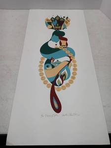 lot 3735 image: Unframed Signed Artwork From Mordechai Rosenstein