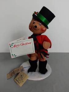 lot 4005 image: Annalee Dolls Carolling Boy Bear 1996
