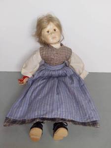 lot 4011 image: 16 Inches ANKER-PUPPE Doll Eier Vreneli Swiss Hand Made