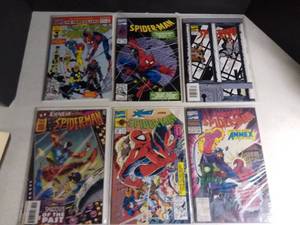 lot 1004 image: Lot of 6 Spiderman Comics 1990s