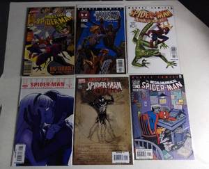lot 1007 image: Lot of 6 Spiderman Comics