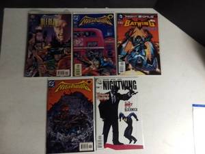 lot 1013 image: Lot of 5 Nightwing Comics