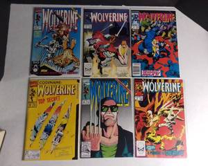 lot 1018 image: Lot of 6 Wolverine Comics