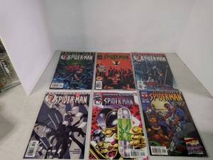lot 1026 image: Lot Of 6 Spider-Man Comic Books