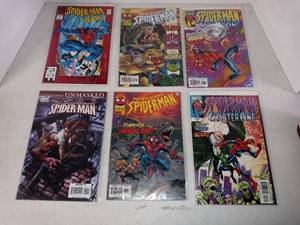 lot 1032 image: Lot Of 6 Different Spider-Man Comics