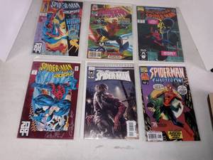 lot 1036 image: Lot Of 6 Different Spider-man Comics