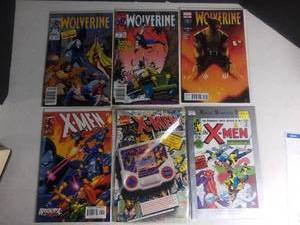 lot 1050 image: Lot of 3 Wolverine Comics and 3 X-Men Comics