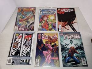 lot 1066 image: Lot Of 6 Spider-man Comic Books