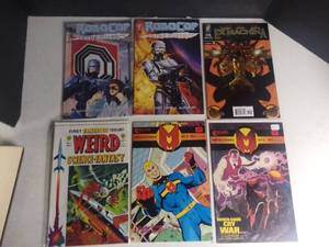 lot 1068 image: Lot of 6 Various Comics. Weird Science-Fantasy Miracleman Robocop