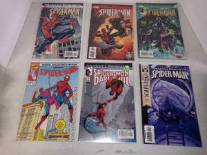 lot 1075 image: Lot Of 6 Different Spider-man Comic Books