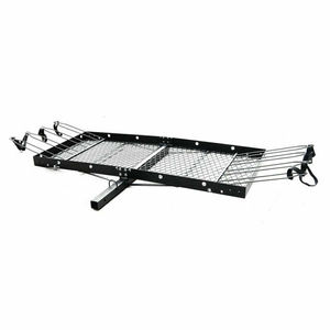 lot 13381 image: Tow Tuff TTF-2762ACBR Heavy Duty 2-in-1 Aluminum Cargo Carrier with Bike Rack Retail $274.99