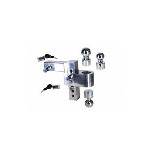lot 13392 image: Uriah AlumaTow Adjustable Aluminum Tow Truck Car Trailer Hitch Mount 6 Inch Drop Retail $159.99