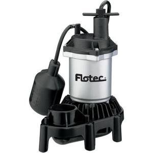 lot 13393 image: Flotec FPZS50T 12 HP 4200 GPH Max Flow Submersible Thermoplastic Sump Pump Retail $149.99