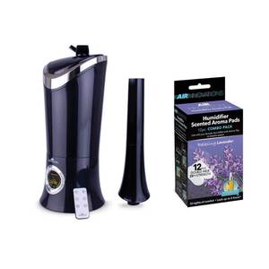 lot 13406 image: Air Innovations MH-701BA Ultrasonic Cool Mist Aromatherapy Humidifier, Black Retail $79.99