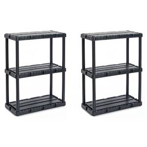 lot 13423 image: Gracious Living Knect A Shelf Light Duty Fixed Storage 10 Shelf Shelving Unit Est. Retail $159.96